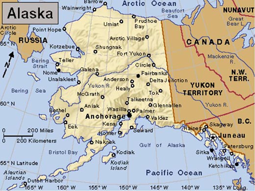 Кто и когда открыл Аляску?
