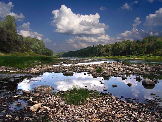 Что такое межень реки в географии?