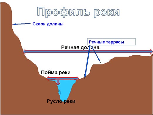 Что такое русло реки?