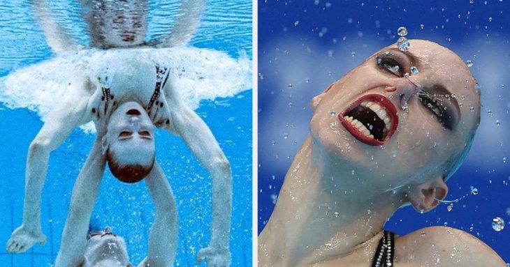 Witty Synchronized Swimming Captures: Hilarious Photo Compilation